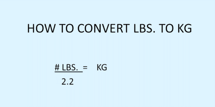 Convert Pounds to Kilograms